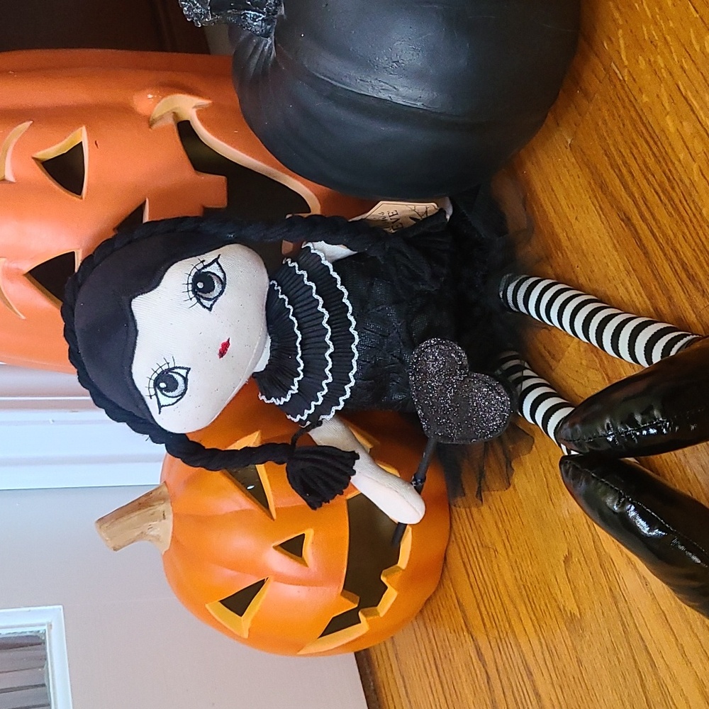 Wednesday Addams Doll Shelf Sitter 💜